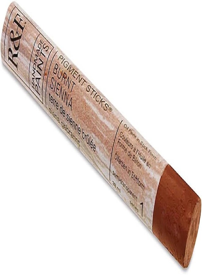 R&F Handmade Paints - Professional Oil Pigment Stick, Burnt Sienna, 38 ml - Image 1