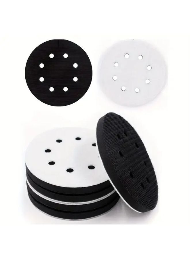 5Pack 5 Inch 8 Hole Self Adhesive Grinding Pads For Woodworking Automotive Polishing Wet Dry Use - Image 2