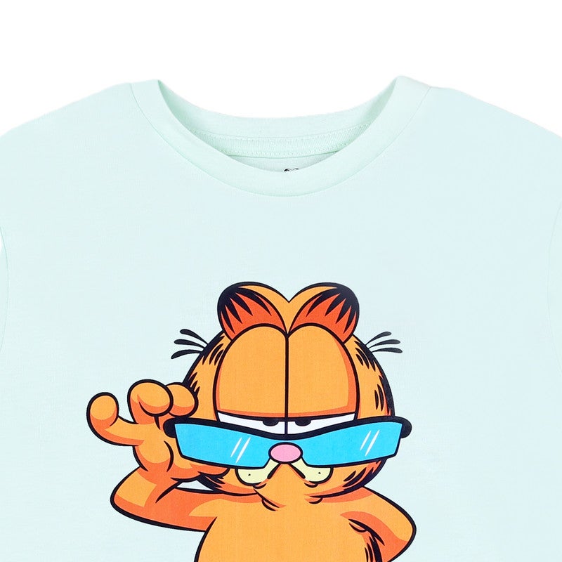 نكلوديون تيشيرت أطفال أولاد نيكلوديون غارفيلد بأكمام قصيرة - Image 4