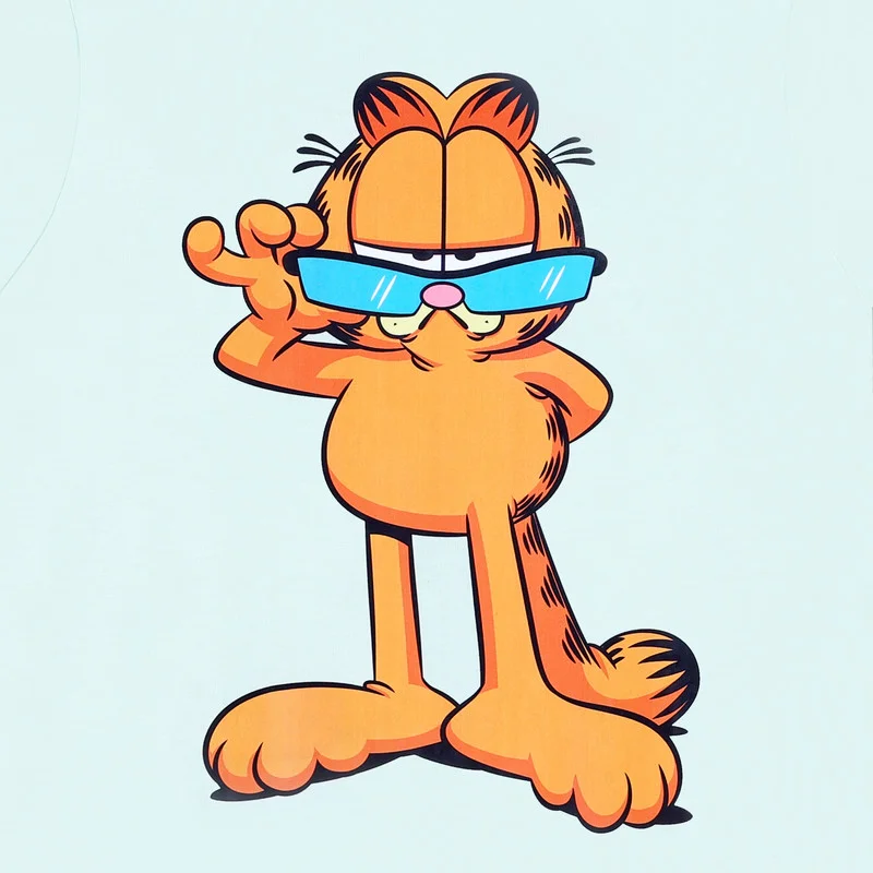 نكلوديون Nickelodeon Garfield Kids Boy's Short Sleeve T-Shirt
