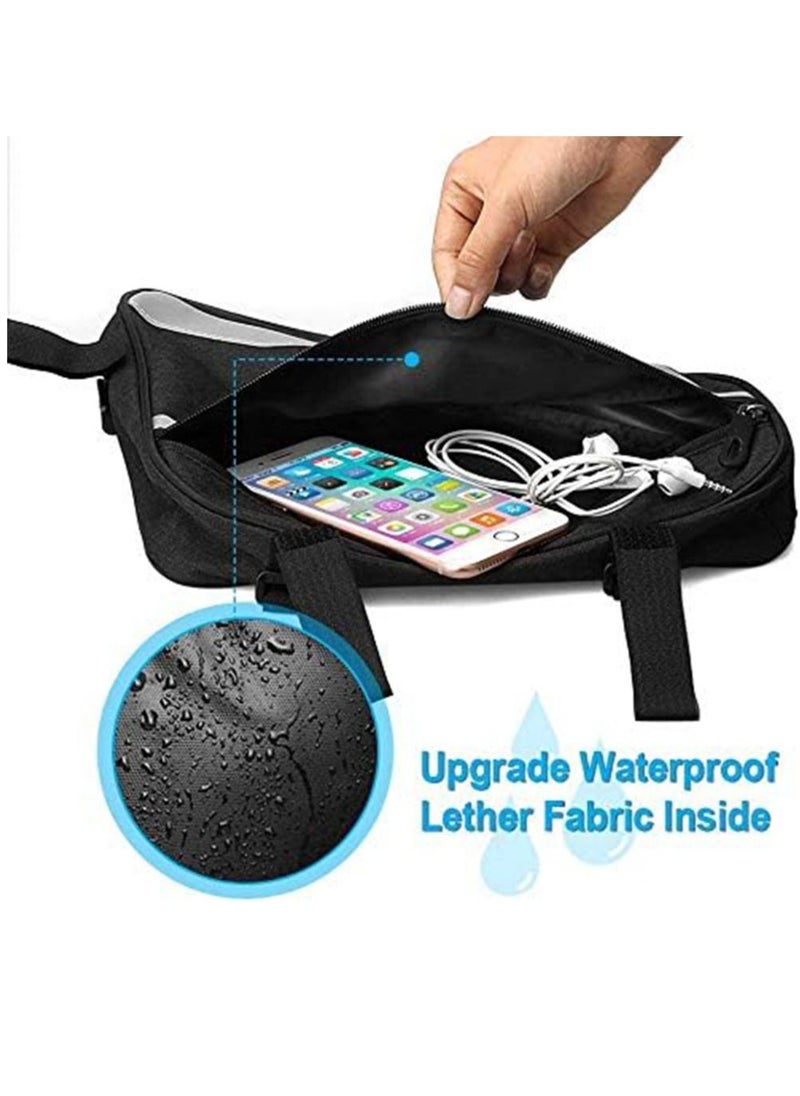 Generic - Bike Bicycle Triangle Frame Bag - Bike Bicycle Storage Bag Pack Bike Accessories Road Mountain Cycling Saddle Pouch Bag - Image 1