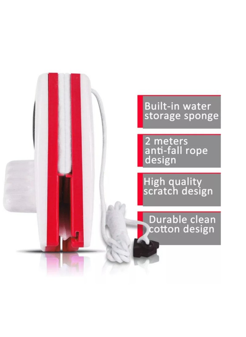 Magnetic Window Wiper r Window Cleaning Game Double-Sided Glass Cleaner Tool Efficient Triangle Cleaning for High House Glass Windows Achieve Sparkling Results with the Ultimate Magnetic Window Wiper