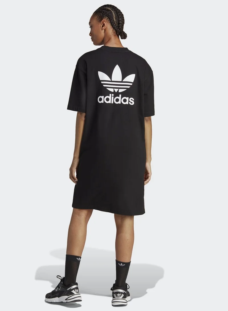 adidas Originals Adicolor Classics Big Trefoil T-Shirt Dress
