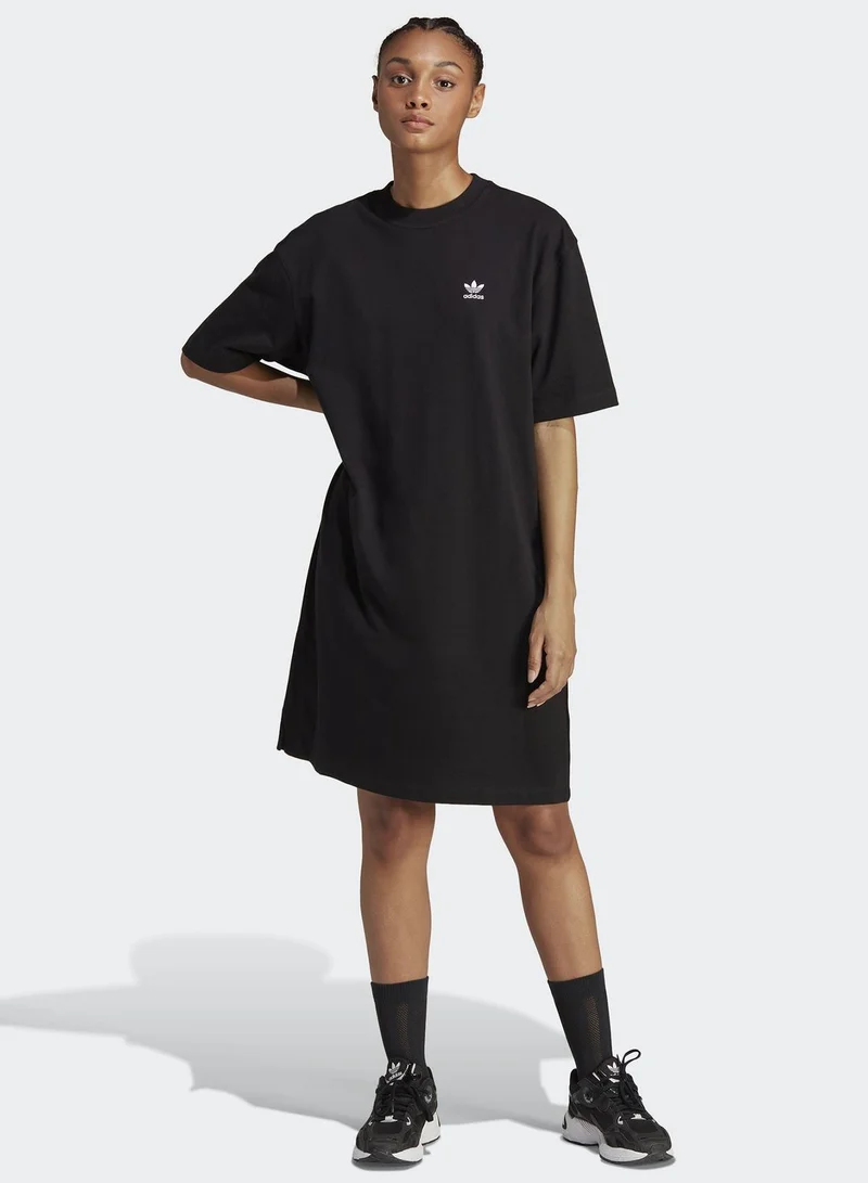 adidas Originals Adicolor Classics Big Trefoil T-Shirt Dress