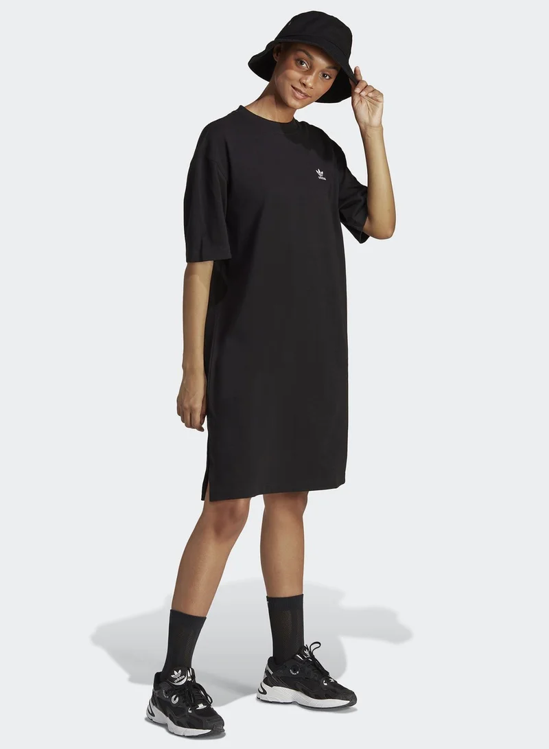 adidas Originals Adicolor Classics Big Trefoil T-Shirt Dress