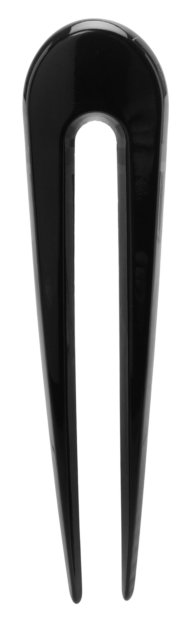 France Luxe Long Tooth Chignon Pin - Black One Size - Image 4