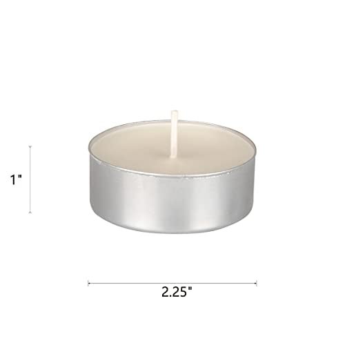 Mega Candles 12 pcs Unscented Oversize White Tea Lights Candles, Pressed Wax Candle 12 Hour Burn Time, Home Décor, Wedding Receptions, Occasions, Events, Meditations, Tranquility, Spa - Image 2