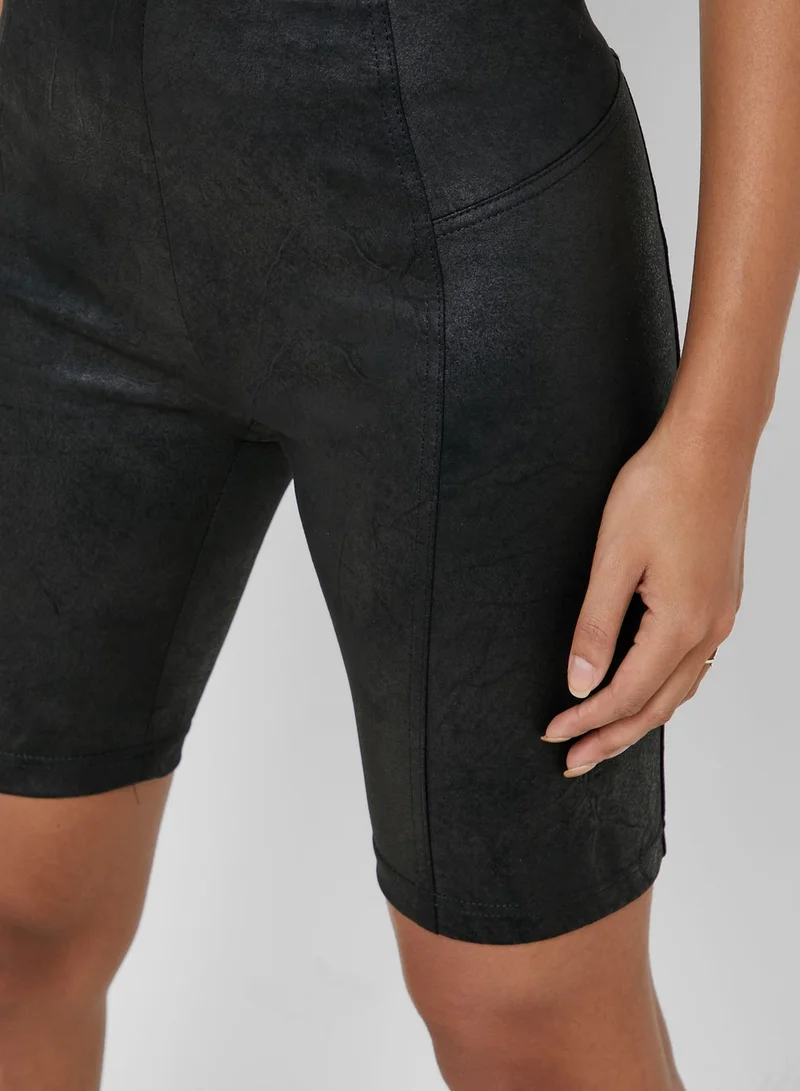 Free People Heatwave Suede Shorts