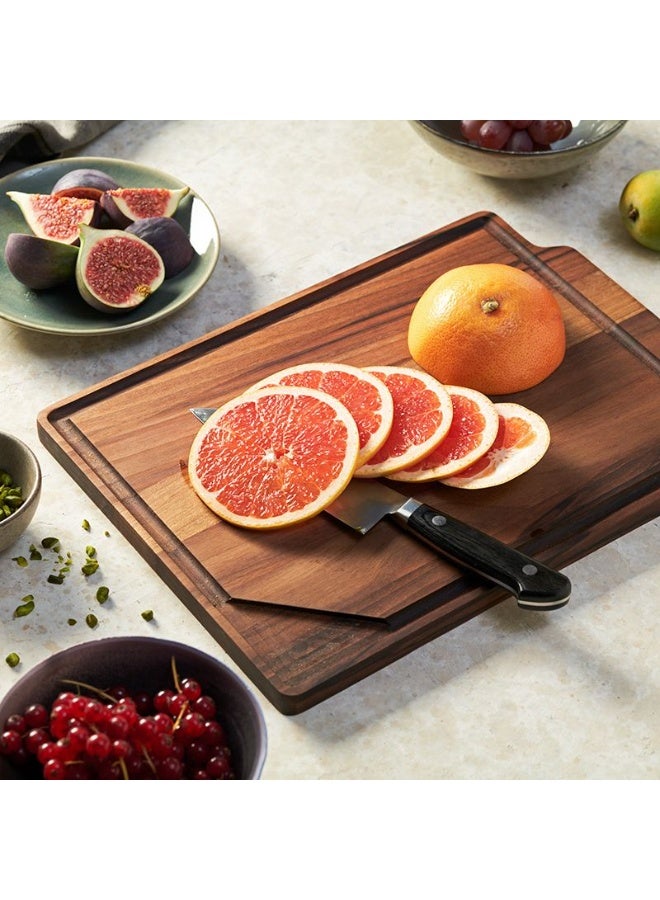 كيساج لوح تقطيع مطبخ حرفي كبير من كيساج مصنوع من خشب الجوز – صناعة سويسرية - Image 2