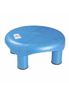 Kuber Industries Kuber Industries Bathroom Stool|Plastic Stool for Bathroom|Anti-Slip with Strong Bearing|Solid Surface & Unbreakable Material|Blue  - Image 1