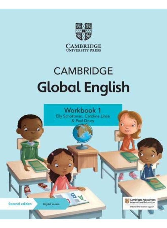 كتاب العمل كامبريدج جلوبال إنجليش 1 مع الوصول الرقمي (سنة واحدة): لبرنامج كامبريدج الابتدائي والثانوي الأدنى للغة الإنجليزية كلغة ثانية