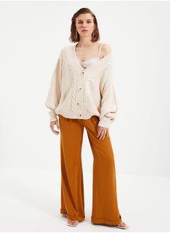 trendyol Stone Knit Detailed Knitwear Cardigan TWOAW22HI0176  - Image 4