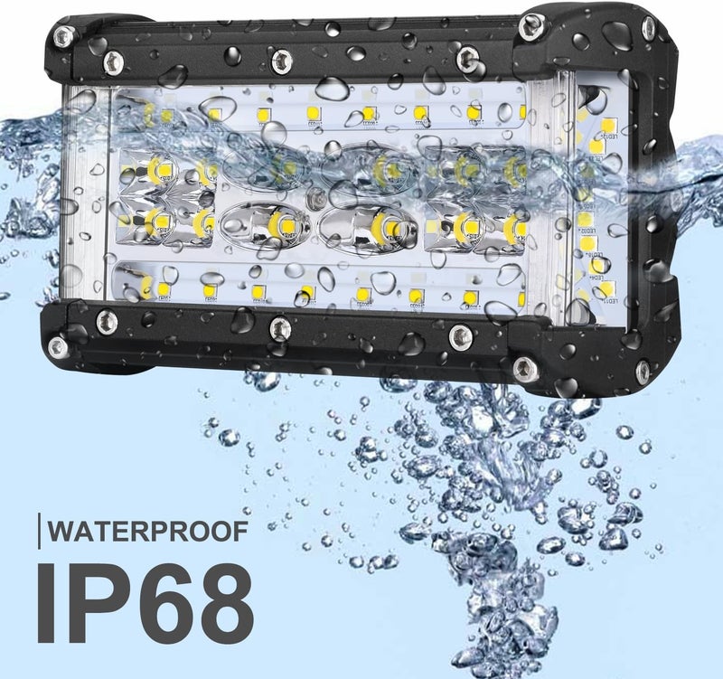 Auto Power Plus 5 Inch 120W Side Shooter LED Pods - Off Road Driving Fog Light Waterproof Combo Work Lights (2pcs) - Image 3