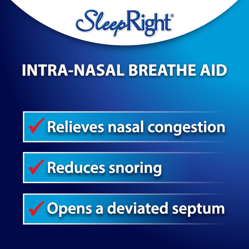 SleepRight Intra-Nasal Breathe Aids Breathing Aids for Sleep Nasal Dilator - 2 Pack (4 Pieces) - Image 5