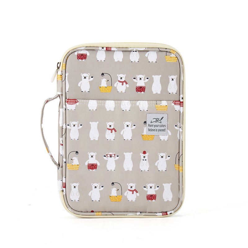 New 192/96 color pencil curtain sketch painting special Pencil Case art student storage bag stationery bag in stock Bath bear 