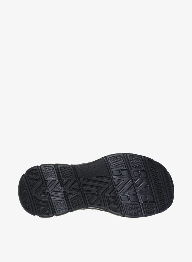 سكيتشرز صنادل رجالية بتفاصيل شعار وإغلاق بشريط لاصق - Image 4