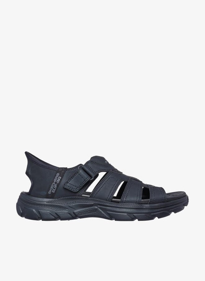 SKECHERS Mens Logo Detail Sandals With Hook And Loop Closure - Revolted Ss - Image 1