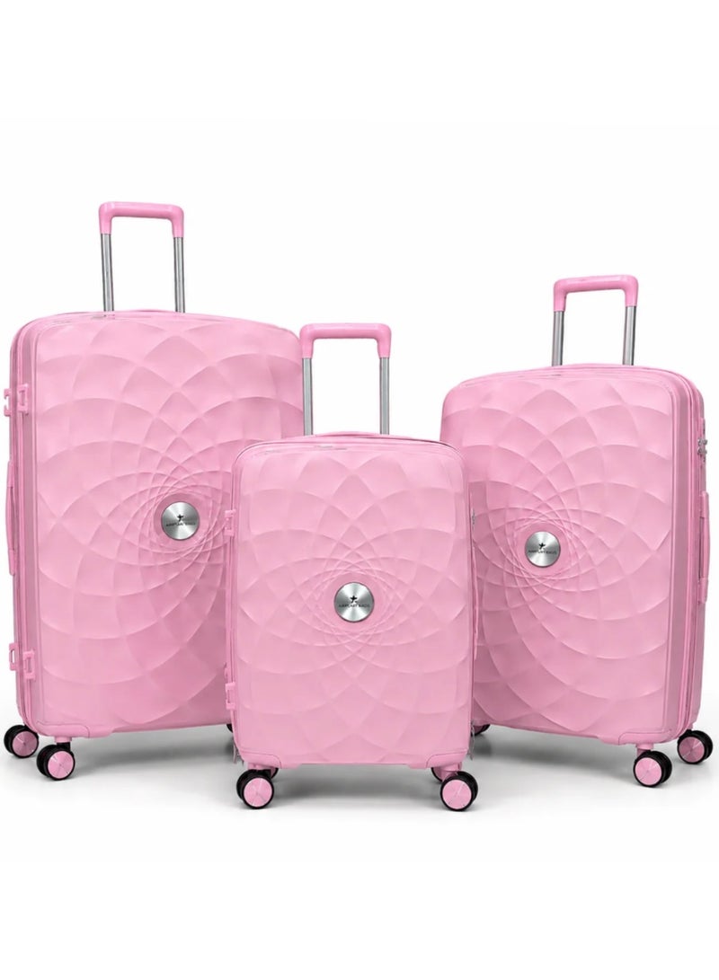Blush Pink Luggage Set - Image 2