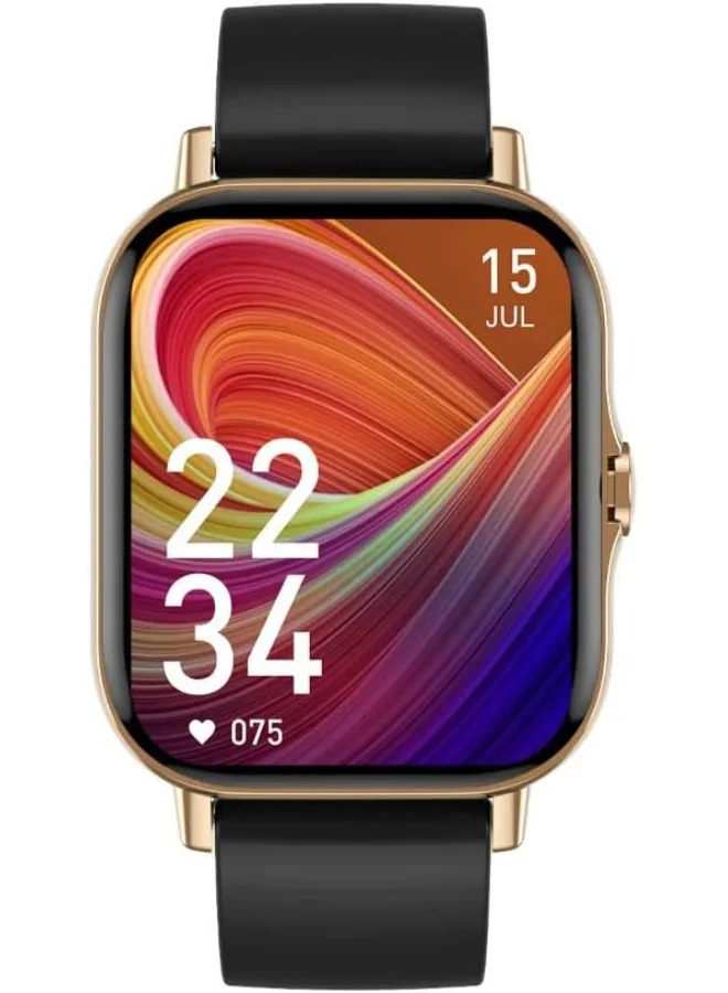 سلازنجر Slazenger Unisex Watch, Smart Display and Silicone Strap - SL.7.6417.5.01, Black