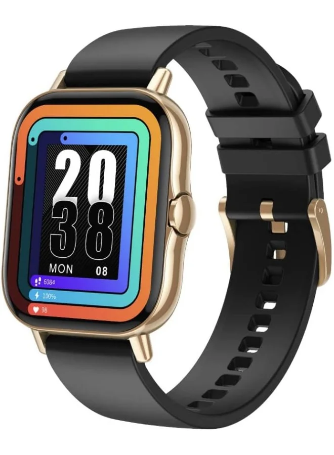 سلازنجر Slazenger Unisex Watch, Smart Display and Silicone Strap - SL.7.6417.5.01, Black