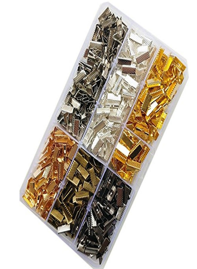 شينكو كرافت مشابك خرز سائبة من تشينكو كرافت، 6 ألوان، 1/2 بوصة 13 مم، 600 قطعة، فتحة طرفية 1-2 مم، علامات مجوهرات (13 × 7 مم) - Image 1