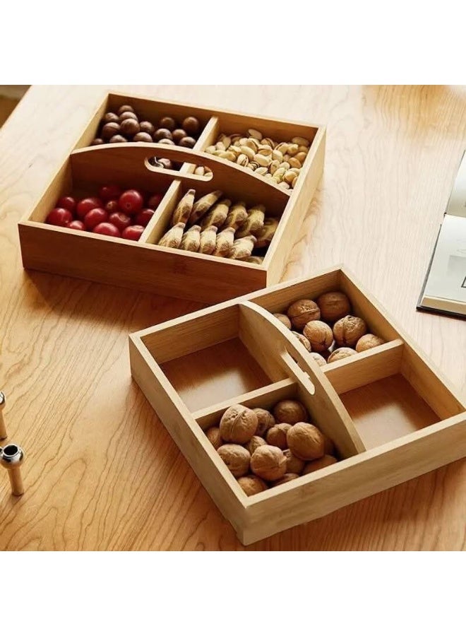 شياله اربع خانات خشب بامبو - Image 1