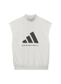 Adidas Adidas One Bb Sl Ss Grey Basketball Sweatshirts For Unisex Xs  - Image 1
