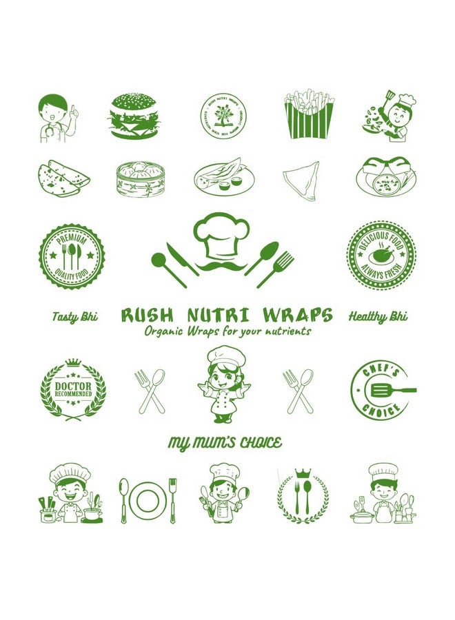 RUSH NOTE BOOKS Rush Premium 50 Mtr Nutri Wrap Food Wrapping Paper Roll with Sealing Sticker, Non-Sticky Butter Paper Roll for Roti Use as Parchment Paper for baking cake, Kitchen Roll Paper or roti clothes wrap - Image 3