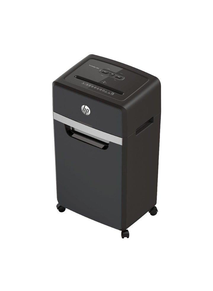 HP آلة تمزيق الورق المكتبي برو شريدر 16MC، أمان P-4، قطع دقيق، 16 ورقة، سلة 30 لتر - 2816 - Image 1