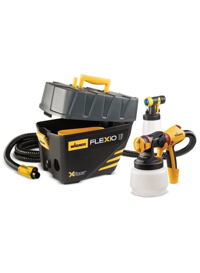 Wagner Spraytech 0529091 Flexio 5000 Stationary Hvlp Paint Sprayer, Sprays Unthinned Latex, Includes Two Nozzles, Ispray Nozzle And Detail Finish Nozzle, Complete AdjUStability For All Needs - Image 1