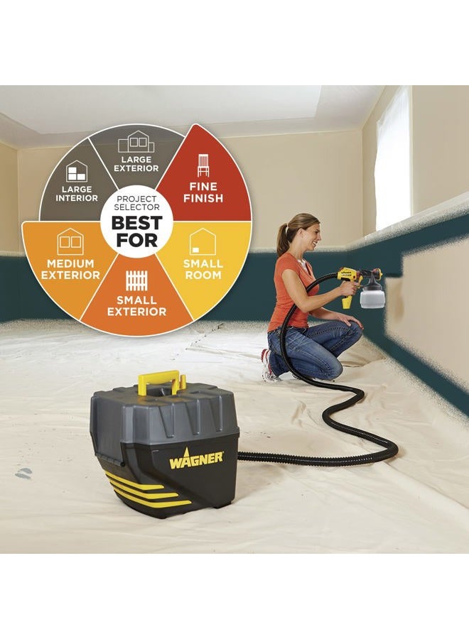 Wagner Spraytech 0529091 Flexio 5000 Stationary Hvlp Paint Sprayer, Sprays Unthinned Latex, Includes Two Nozzles, Ispray Nozzle And Detail Finish Nozzle, Complete AdjUStability For All Needs - Image 2
