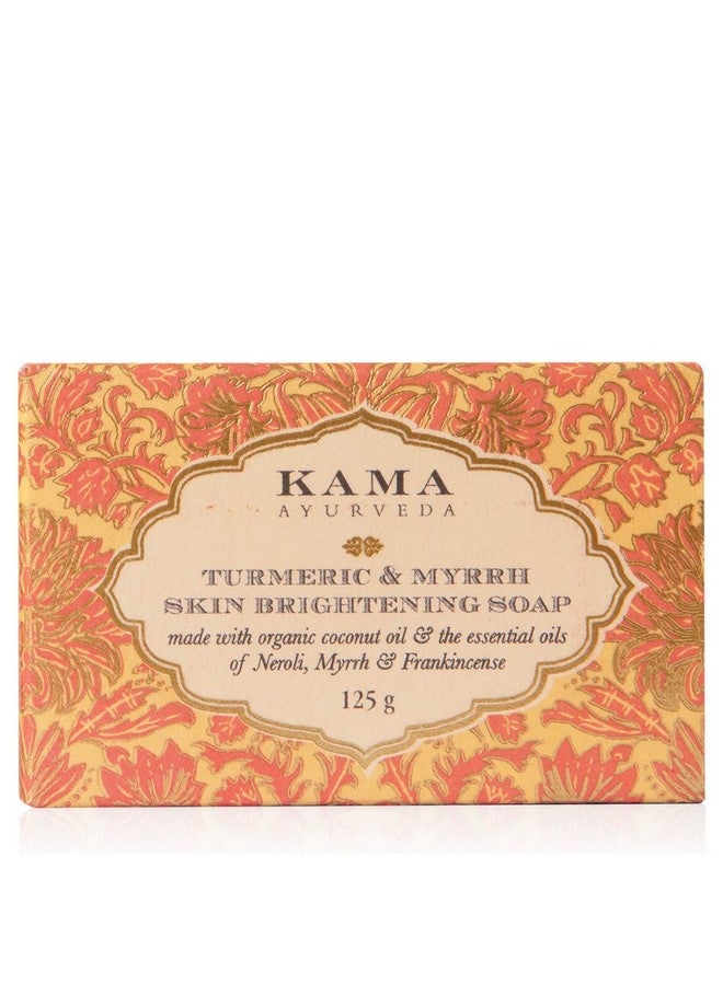 Kama Ayurveda Turmeric And Myrrh Skin Brightening Soap, 125G - Image 1