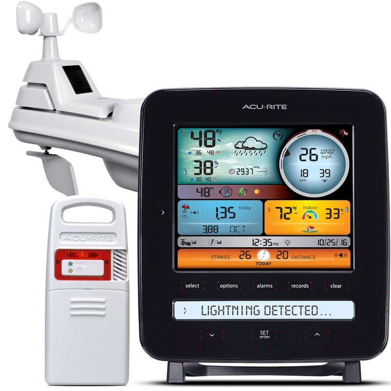 AcuRite Iris (5-in-1) Professional Weather Station with LCD Display and Lightning Detection (01022M) - Image 1