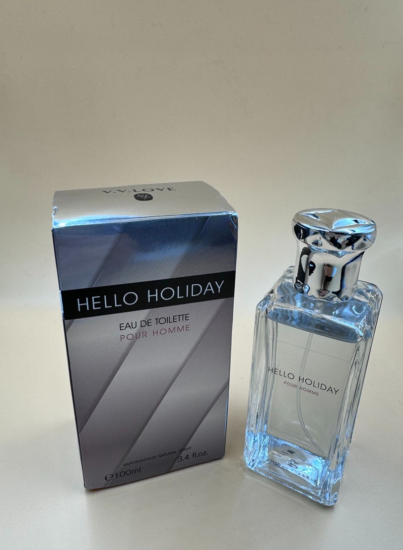 V.V. LOVE HELLO HOLIDAY/Spicy Woody Men's Perfume/100ML/3.4FL.OZ - Image 2