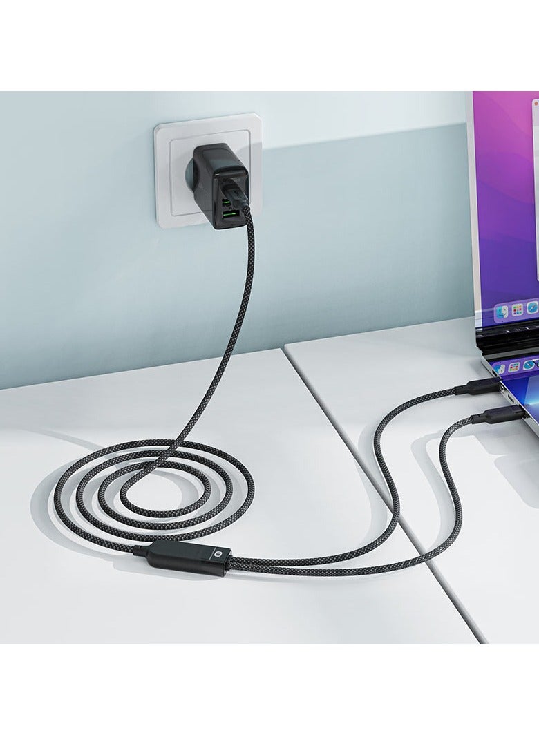 Charging Data Cable C5-11 USB-C to 2xUSB-C 100W