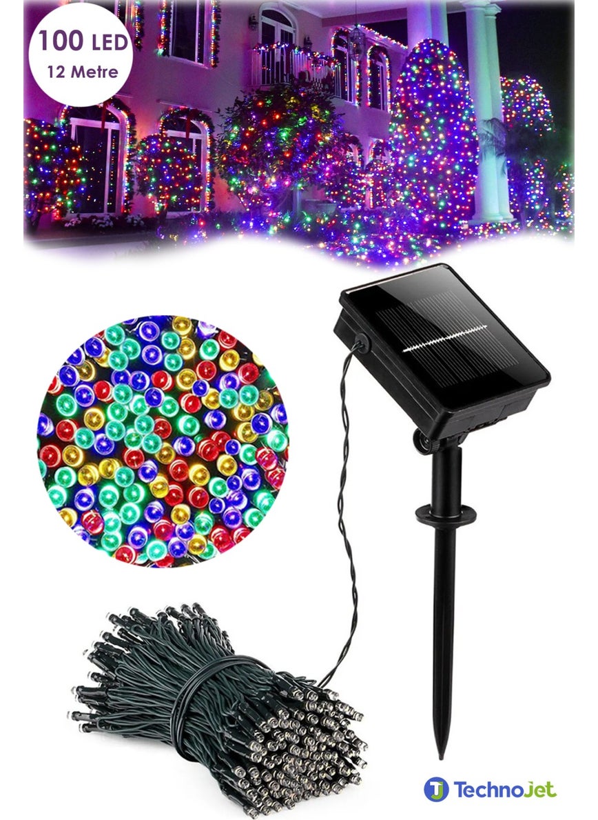 12 Meters Solar Strip with 100 LEDs Garden Decoration Lighting LED Colorful Light Solar Powered - pzsku/Z2A25872474E9CD81F057Z/45/_/1725724982/c4c7a07b-a3d0-4220-be06-003037eb0562