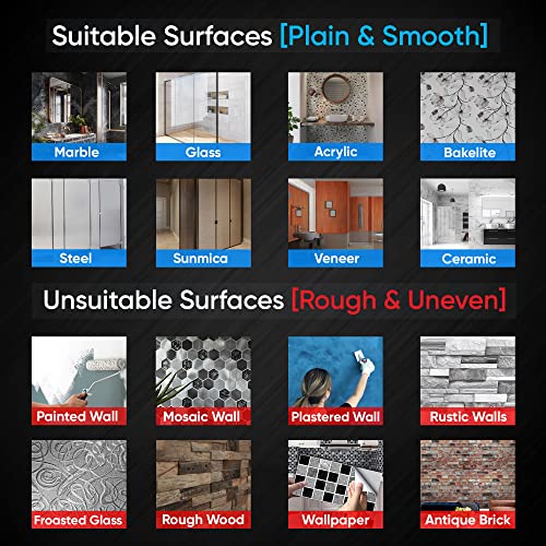 FABWARE Stainless Steel Toilet Paper Holder for Bathroom Self Adhesive Wall Mount Towel Paper Holder No Drill Bathroom Organizer Space Saving Rust Resistant Modern Bathroom Accessory - Image 5