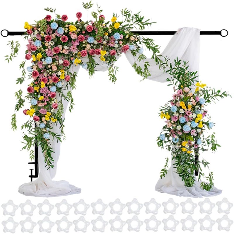 Adjustable Metal Backdrop Stand For Birthday Party Graduation Photo Booth - Image 1