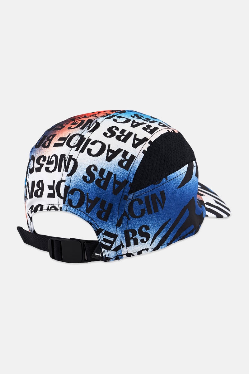 PUMA Men Adjustable Printed Cap, Black Combo - Image 2