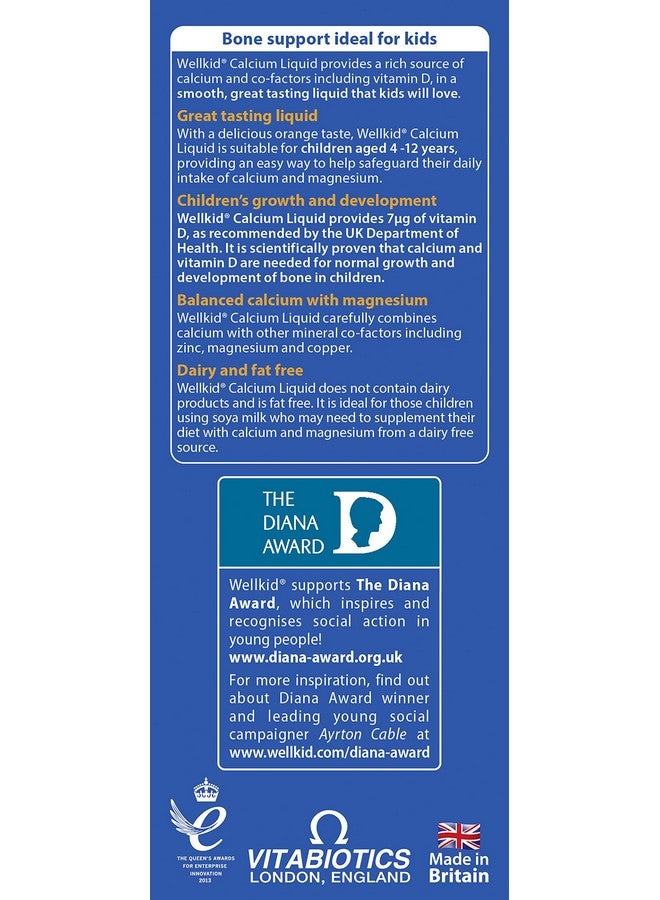 Wellkid by Vitabiotics Calcium Liquid 150ml - Image 3
