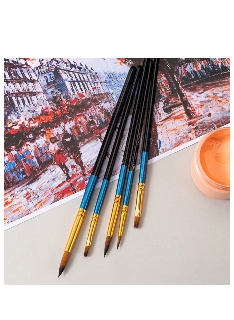 Deli 5-Piece Multipurpose Synthetic Brush Set - Image 3