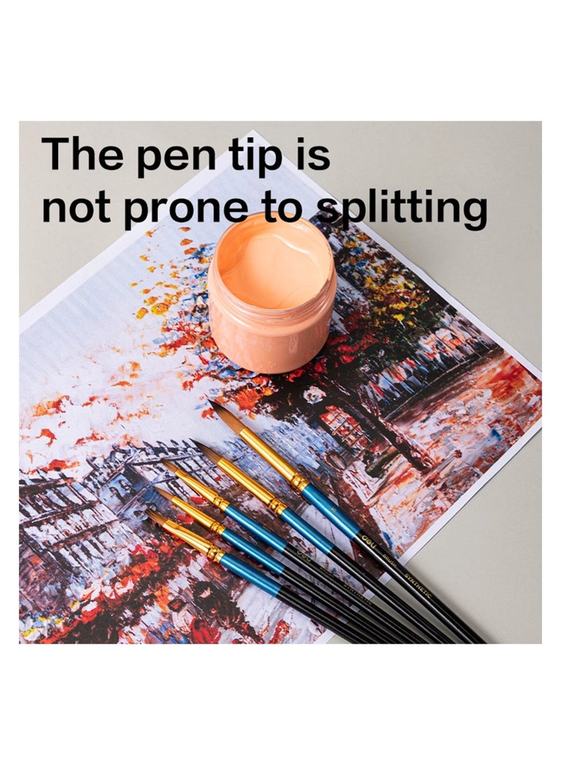 Deli 5-Piece Multipurpose Synthetic Brush Set - Image 2