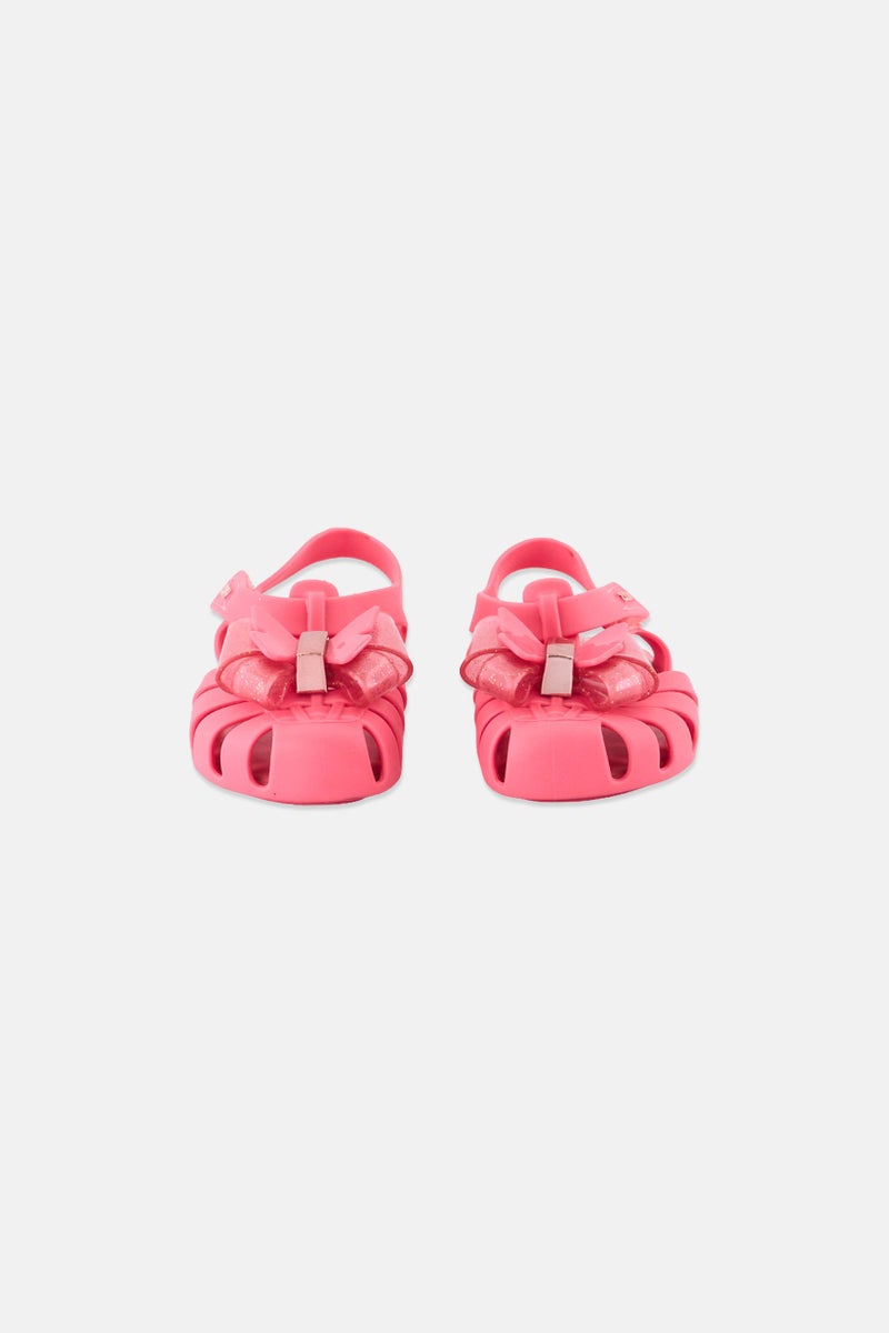Zaxy Toddlers Girl Velcro Sandals, Pink - Image 2