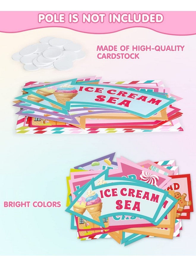 Huray Rayho 20 PCS Candyland Party Decorations - Candy Land Party Signs - Welcome Candyland Birthday Party Photo Prop - Sweet Candy Theme Party Supplies - Image 5