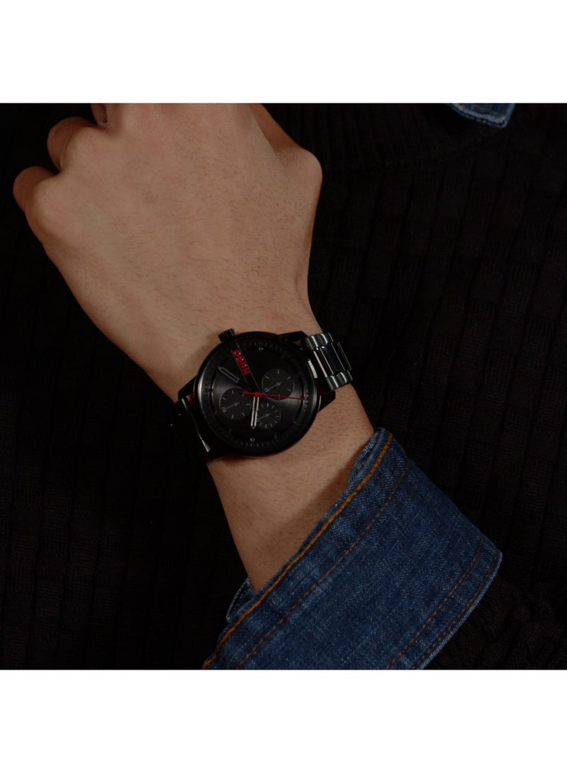 HUGO BOSS ساعة هوجو بوس آنالوج للرجال بعلبة سوداء - 1530369 - Image 4