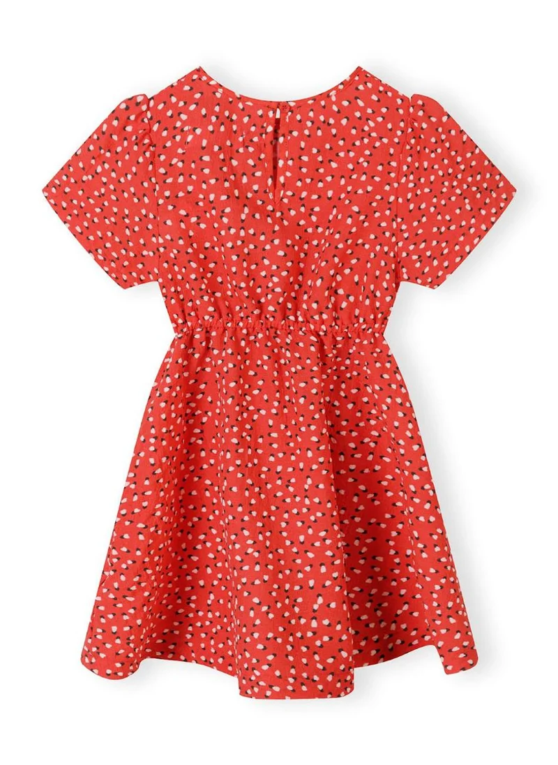مينوتي Teens Short Sleeve Cut Out Dress