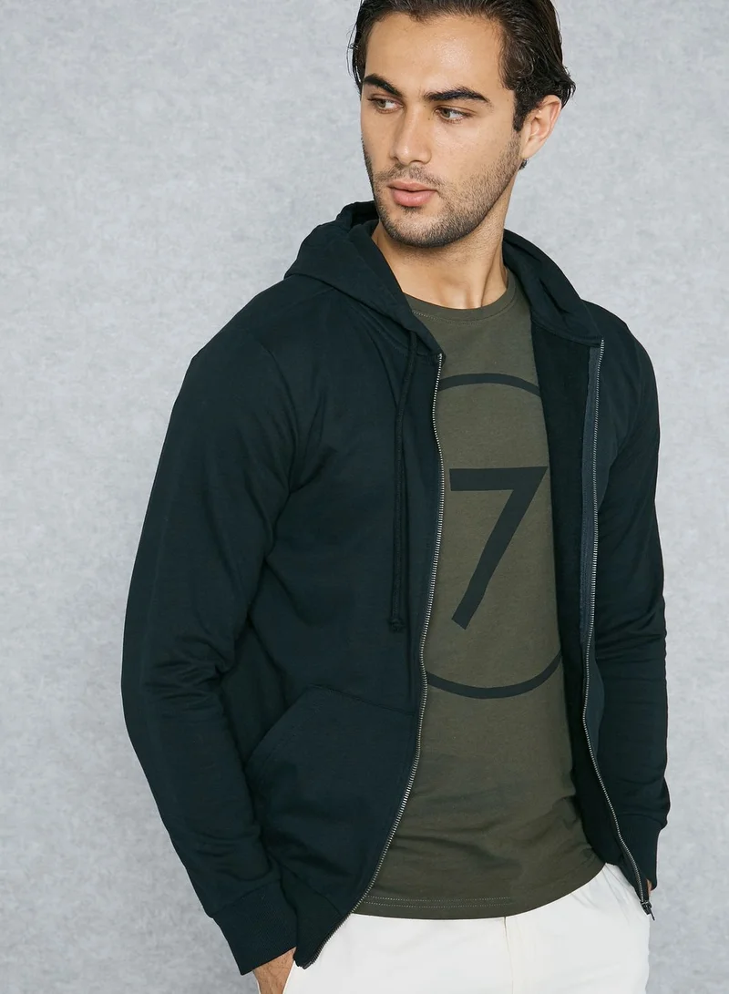 BRAVE SOUL Zip Through Hoodie