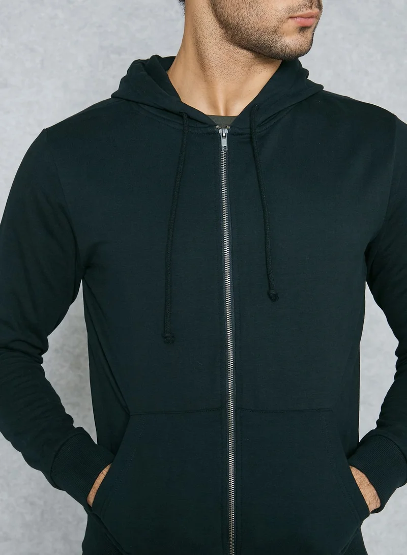 BRAVE SOUL Zip Through Hoodie