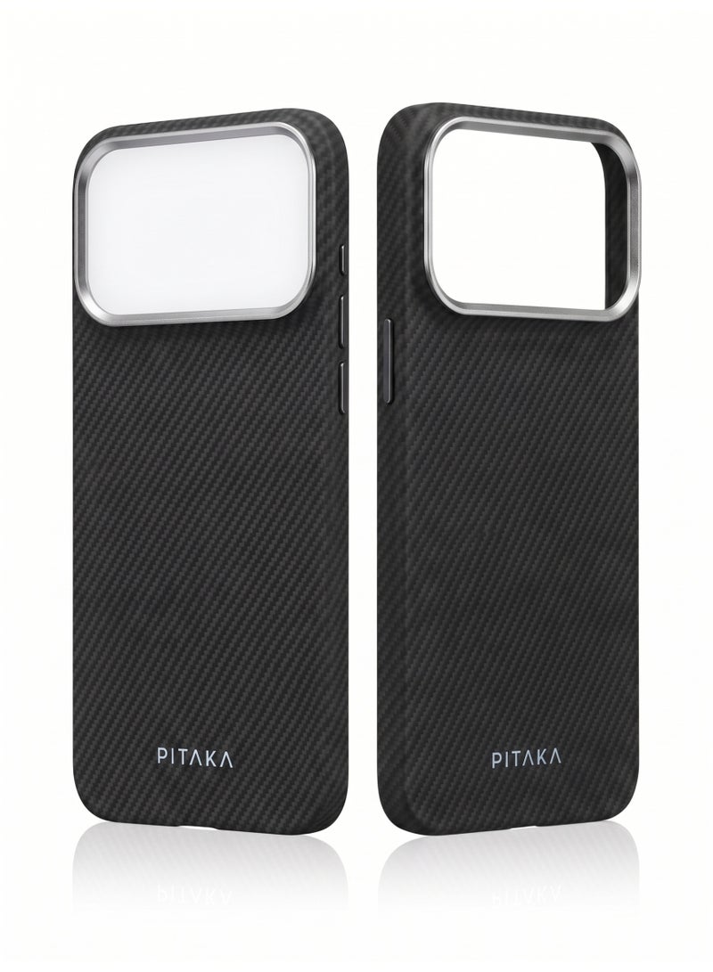 PITAKA MagSafe Compatible Ultra-Slim Case for iPhone 17 Pro Max - Premium Aramid Fiber Design - Image 1