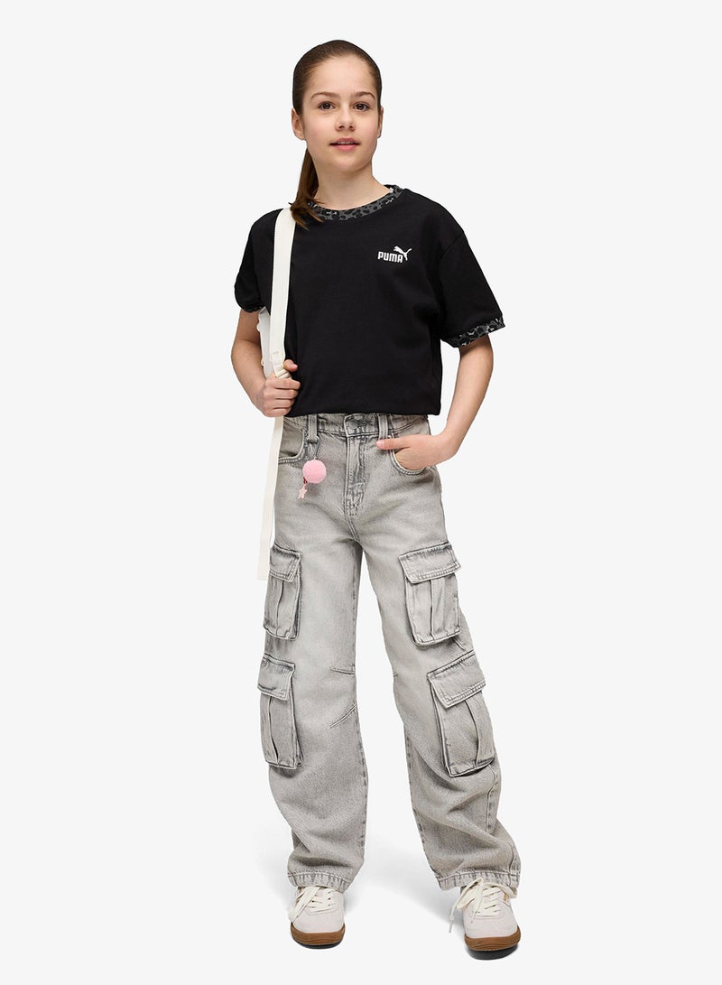 PUMA Youth Essentials Graphic Animal Relaxed T-Shirt - Image 3